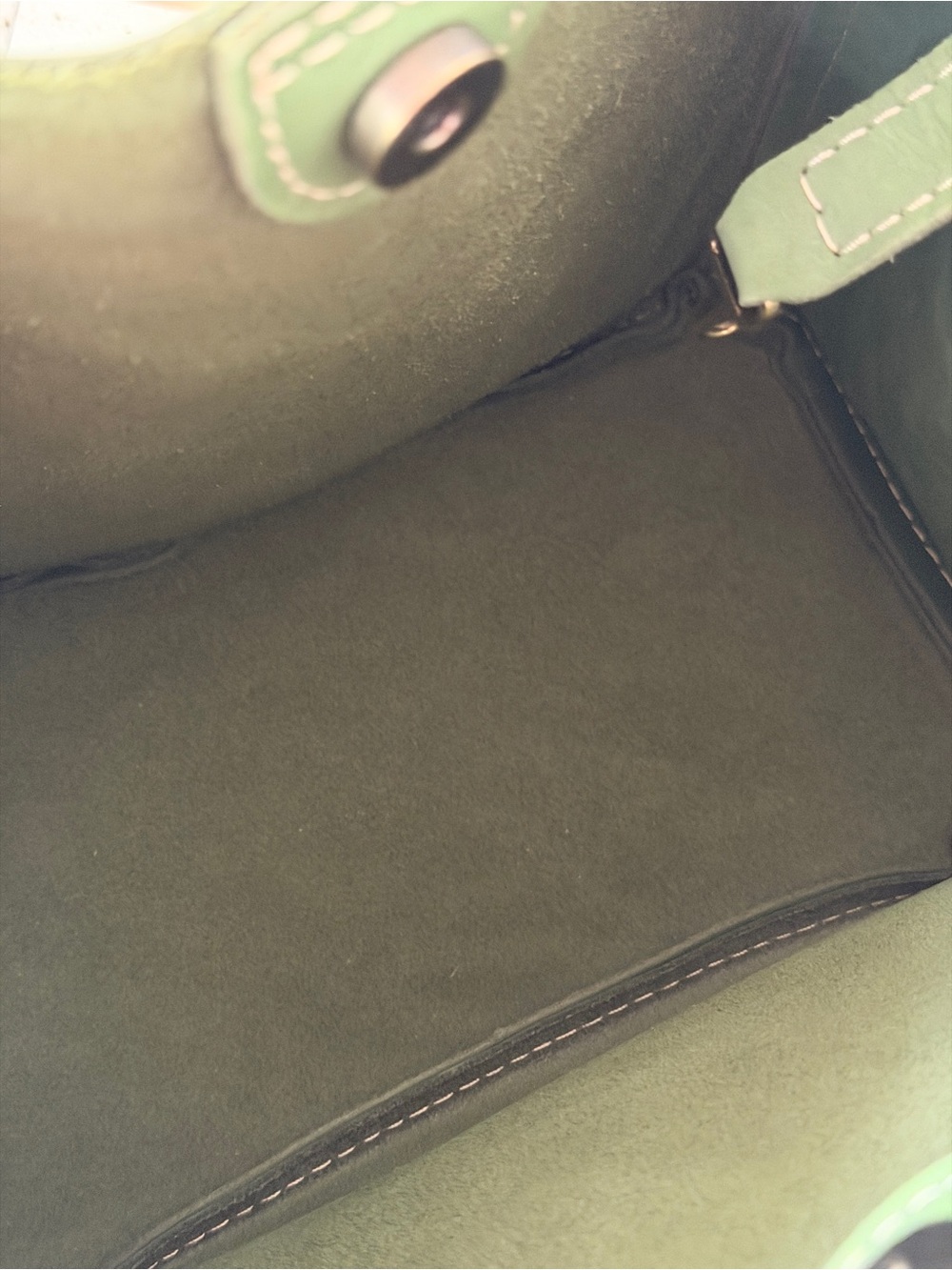 Portland leather goods butterfly bucket bag in succulent- FINAL PRICE DROP - Picture 9 of 12